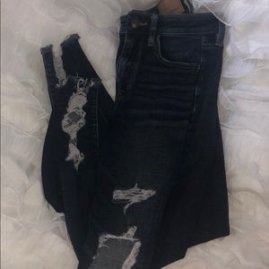 Ripped High Waisted AE Jeans